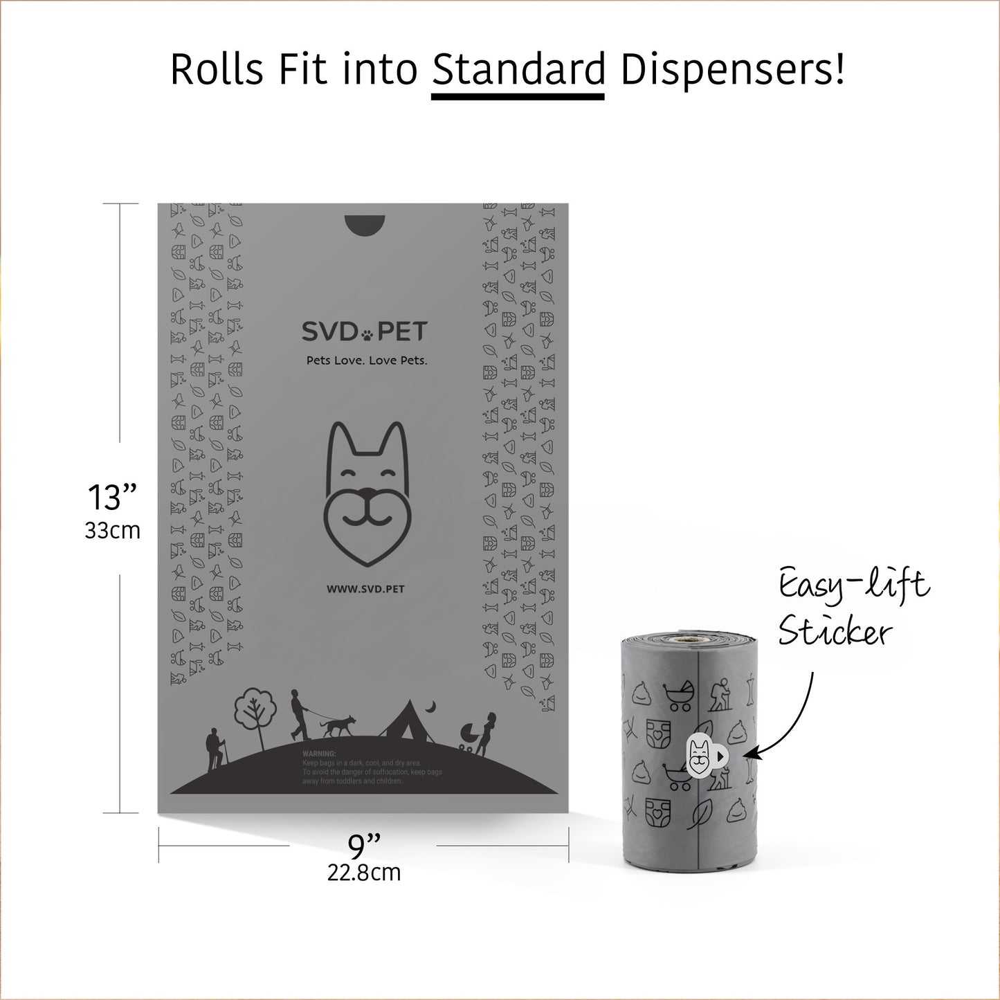 Waste Bags and Dispensers Value Pack